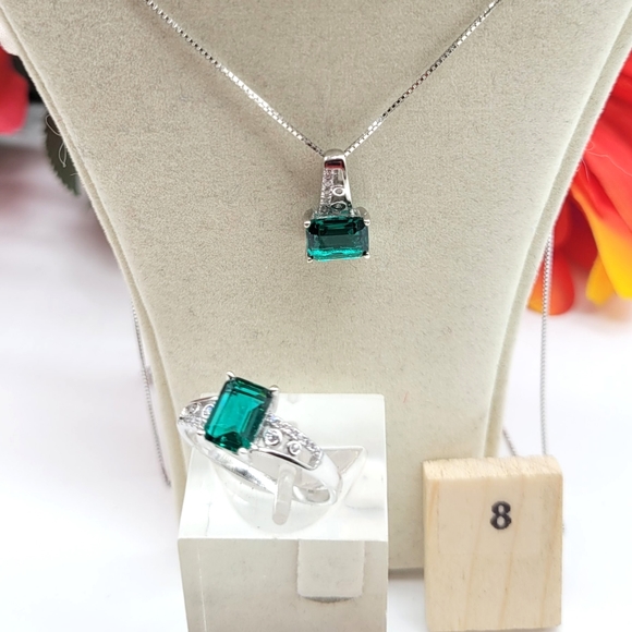 ⚘️Beautiful topaz silver 925 set - Picture 5 of 5